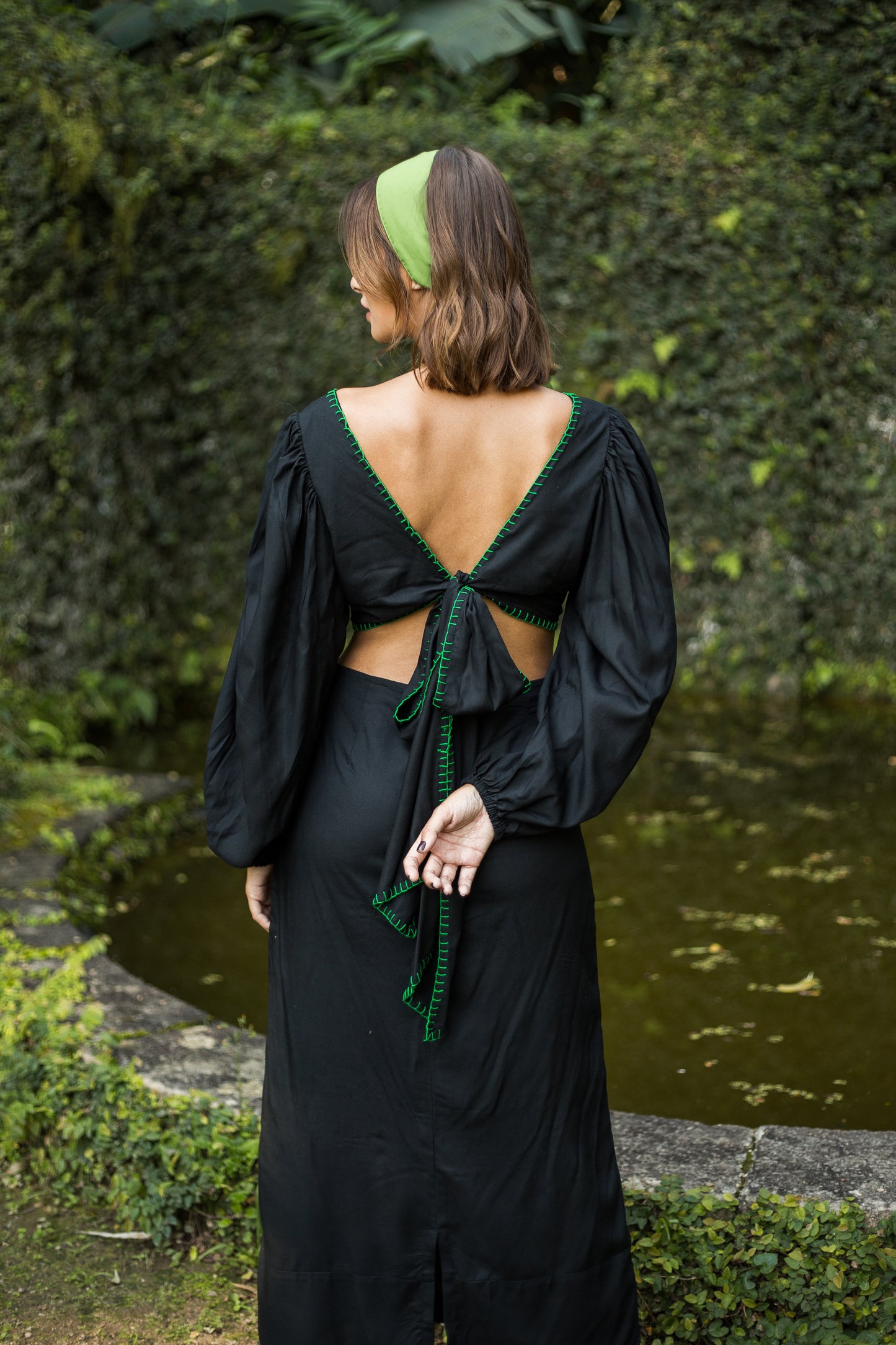 Vestido Luz Tomates - preto