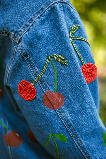 Jaqueta Cerejas - jeans