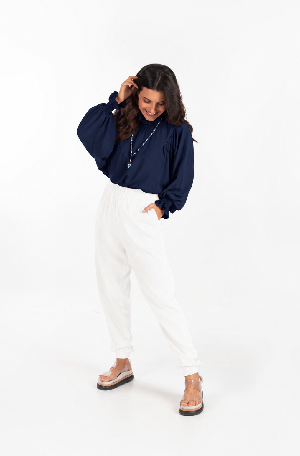 Blusa Clara - marinho