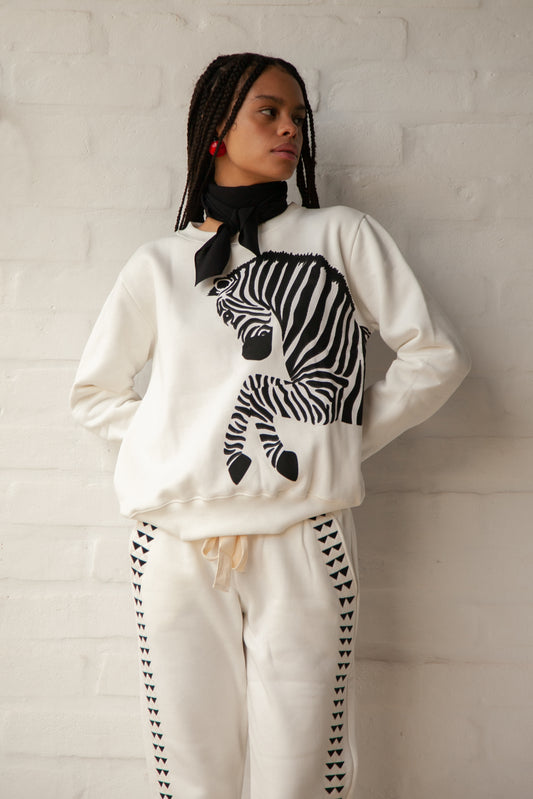 Conjunto Moletom Zebra - off