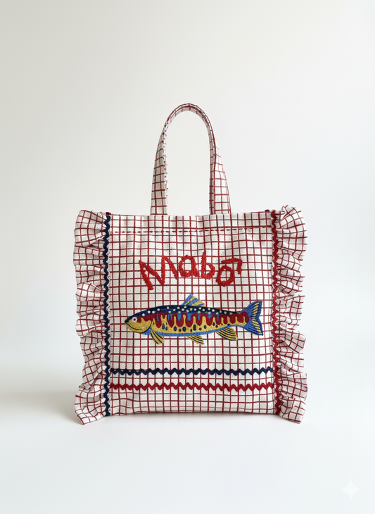 Bolsa Peixe Babados - off