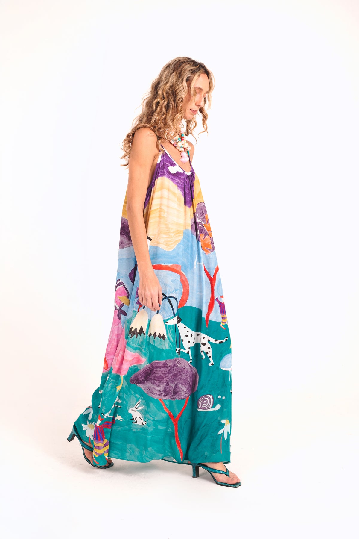 Vestido Movimento Recanto - roxo