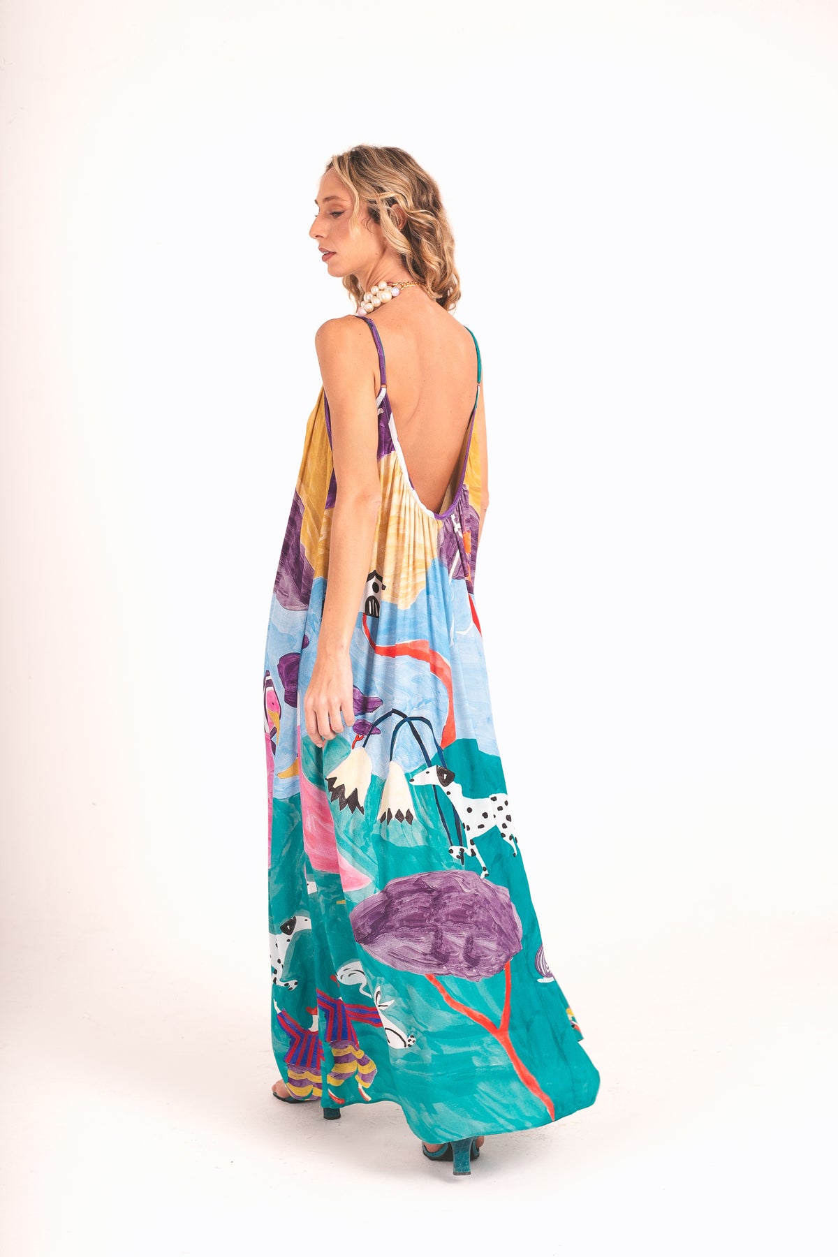 Vestido Movimento Recanto - roxo