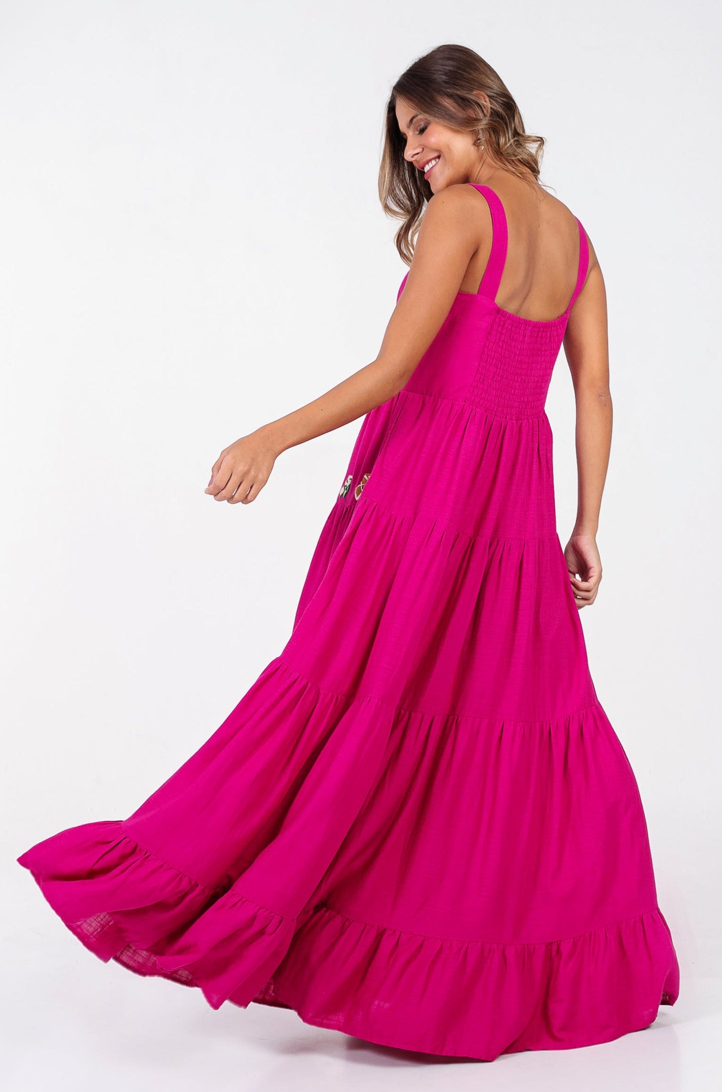 Vestido Amanda Sapatilha - pink