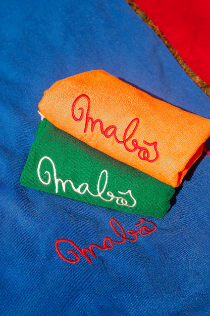 Toalha Mabô - laranja/vermelho