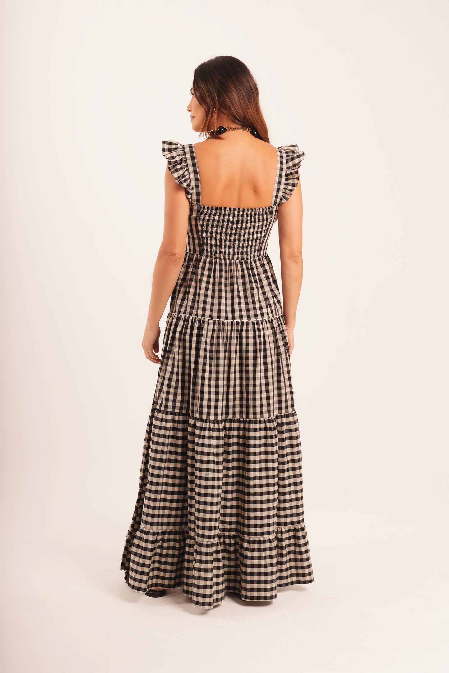 Vestido Amanda Margaridas - vichy vintage