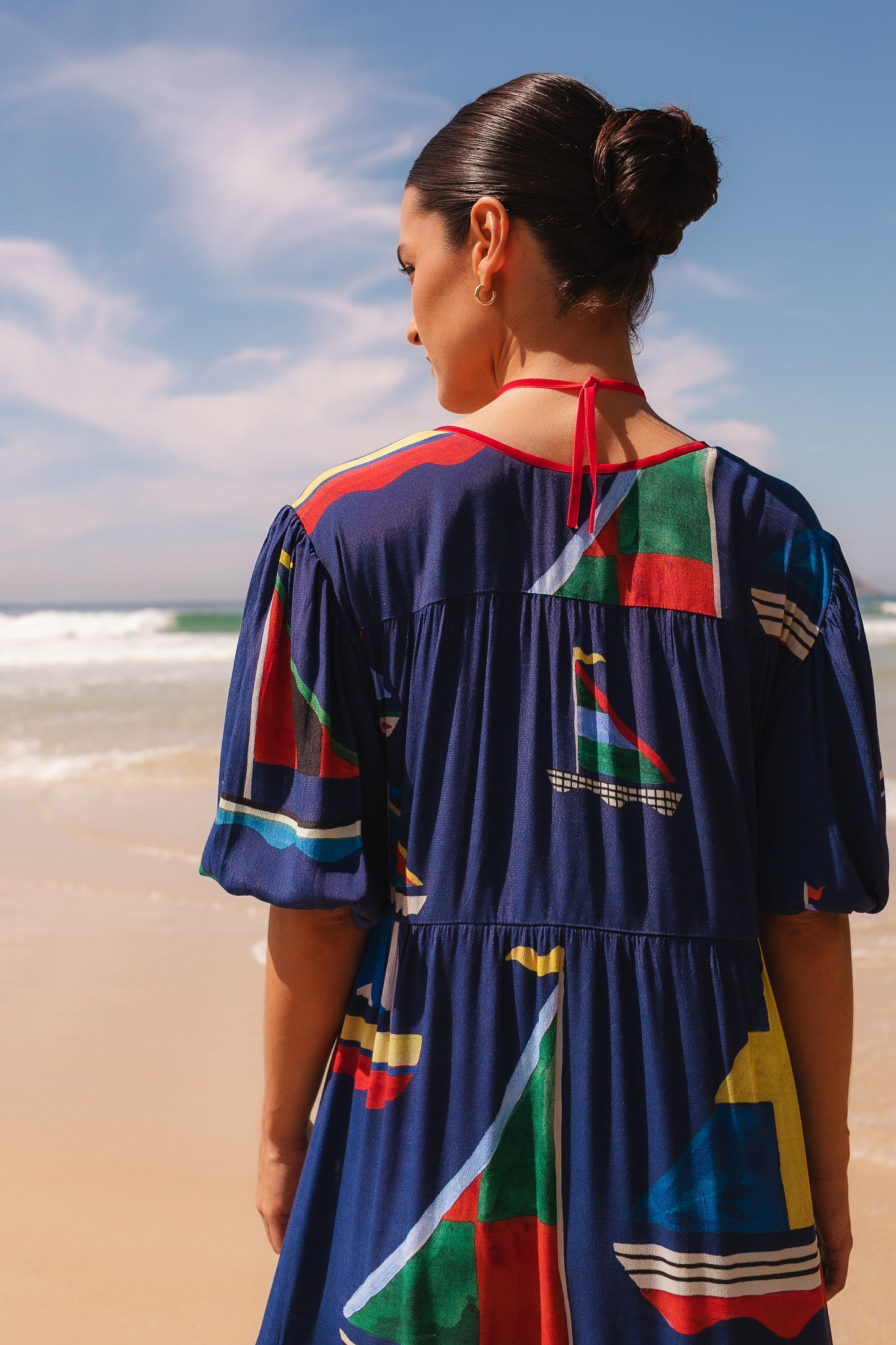 Vestido Afeto Itacaré - marinho