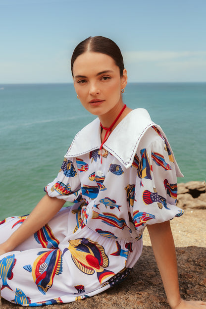 Camisa Marinheiro Búzios - branco