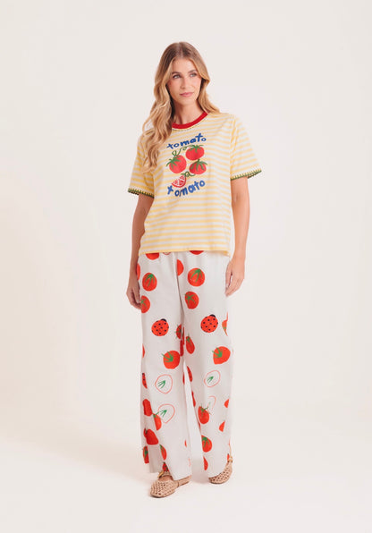 Calça Chica Tomates - off