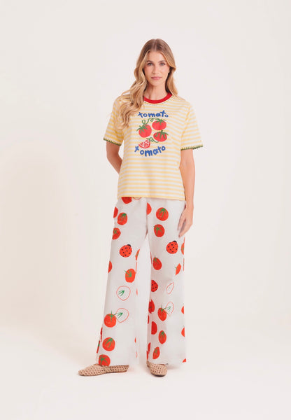 Calça Chica Tomates - off