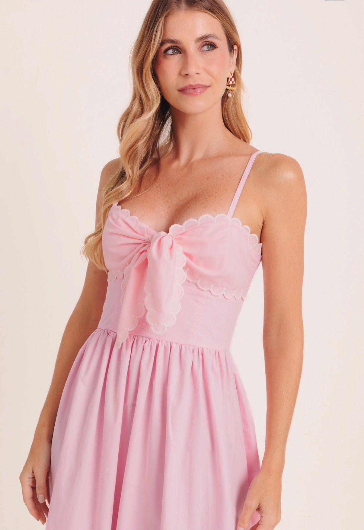 Vestido Amanita - rosa/off-white