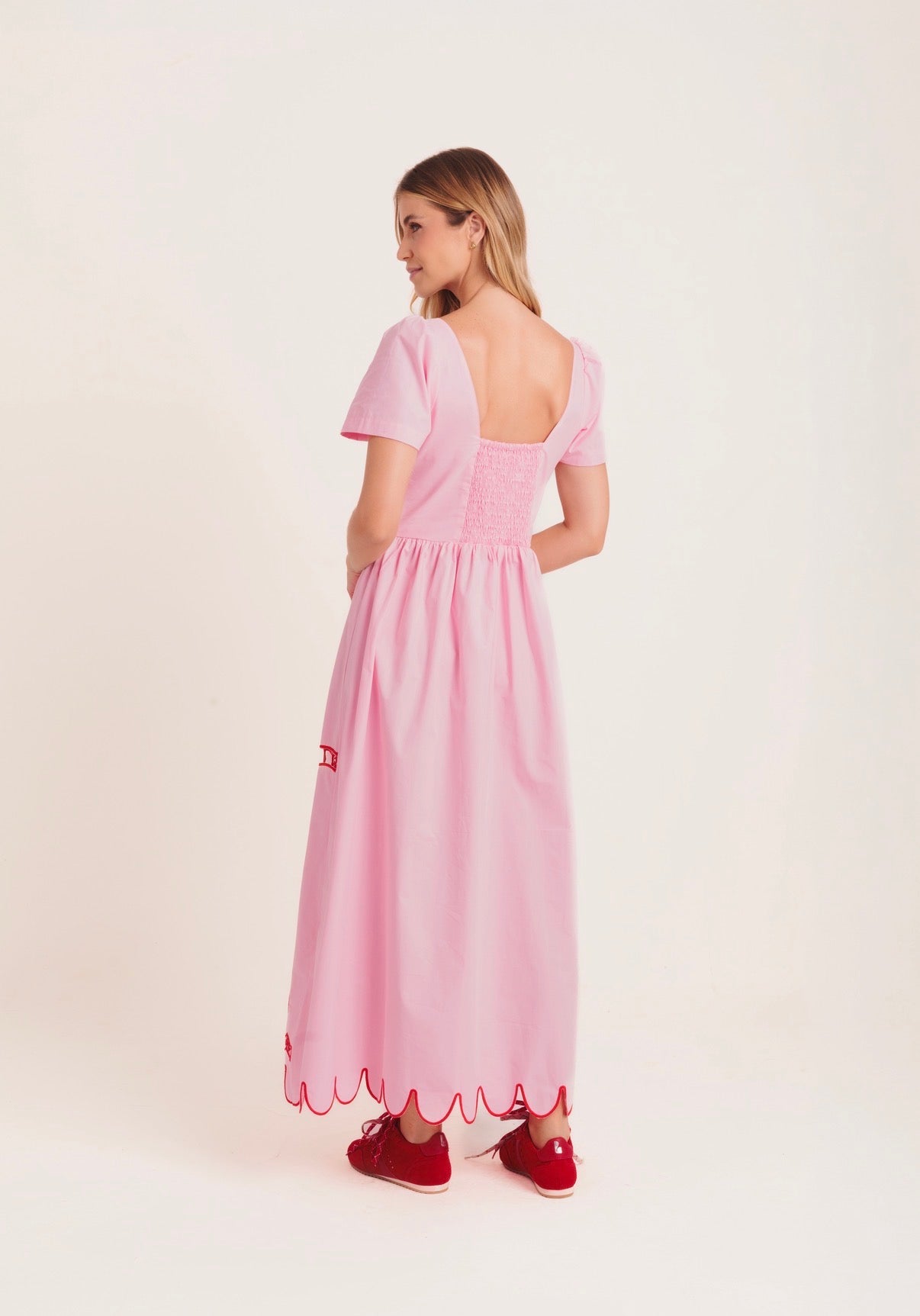 Vestido Amanita com manga - rosa