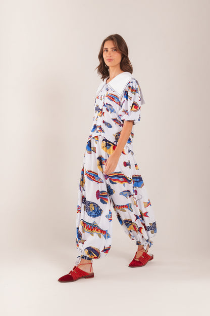 Calça Aladim Búzios - branco