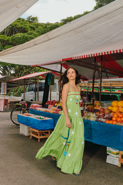 Vestido Amanda Circo - verde