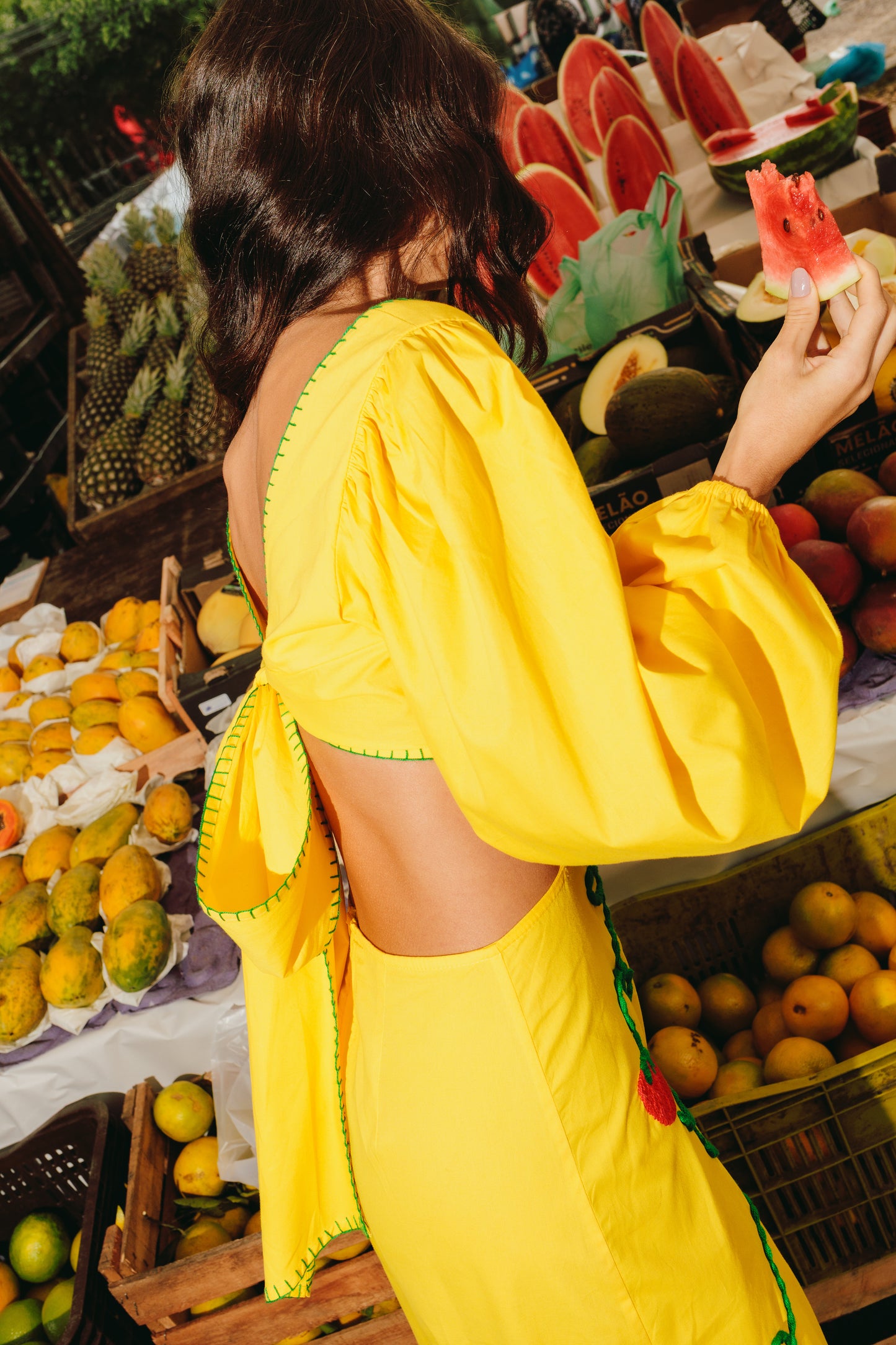 Vestido Luz Tomates - amarelo