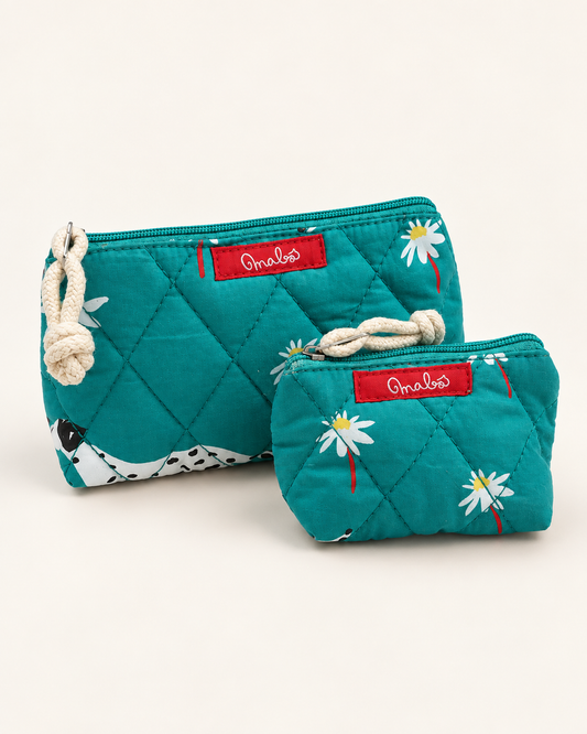 Kit Nécessaire Recanto - verde esmeralda