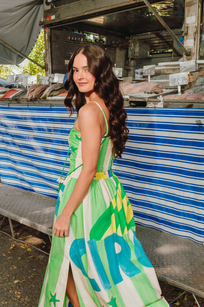 Saia Tropical - listras verdes
