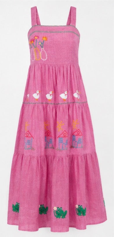 Vestido Amanda Nostalgia - rosa