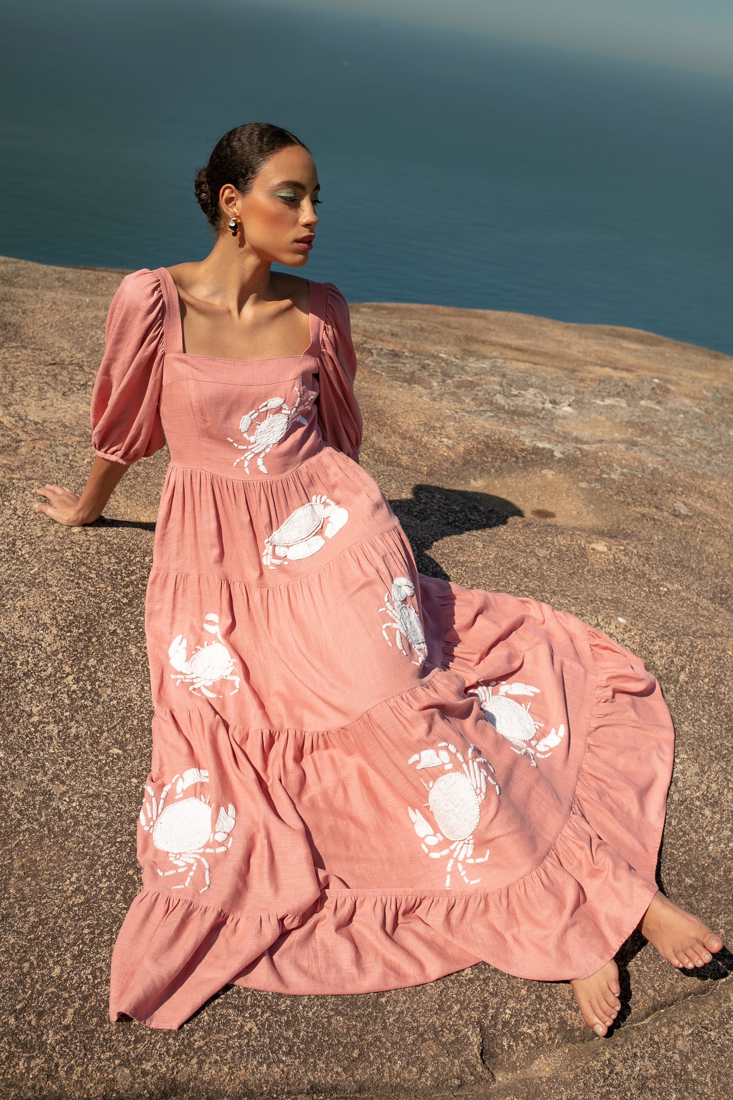 Vestido Amanda Caranguejo - nude