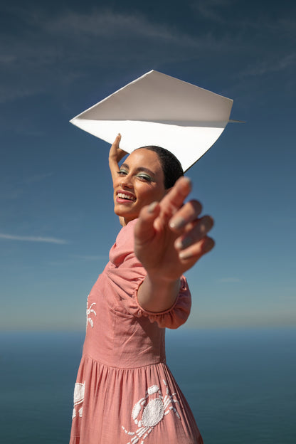 Vestido Amanda Caranguejo - nude