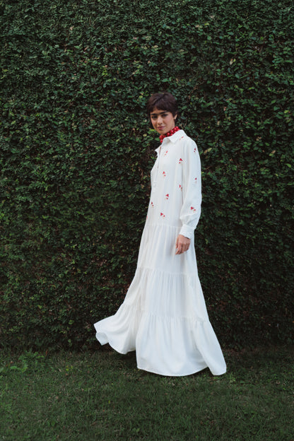 Vestido Sampa Cogumelos - off