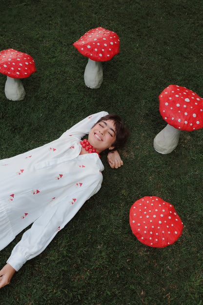 Vestido Sampa Cogumelos - off