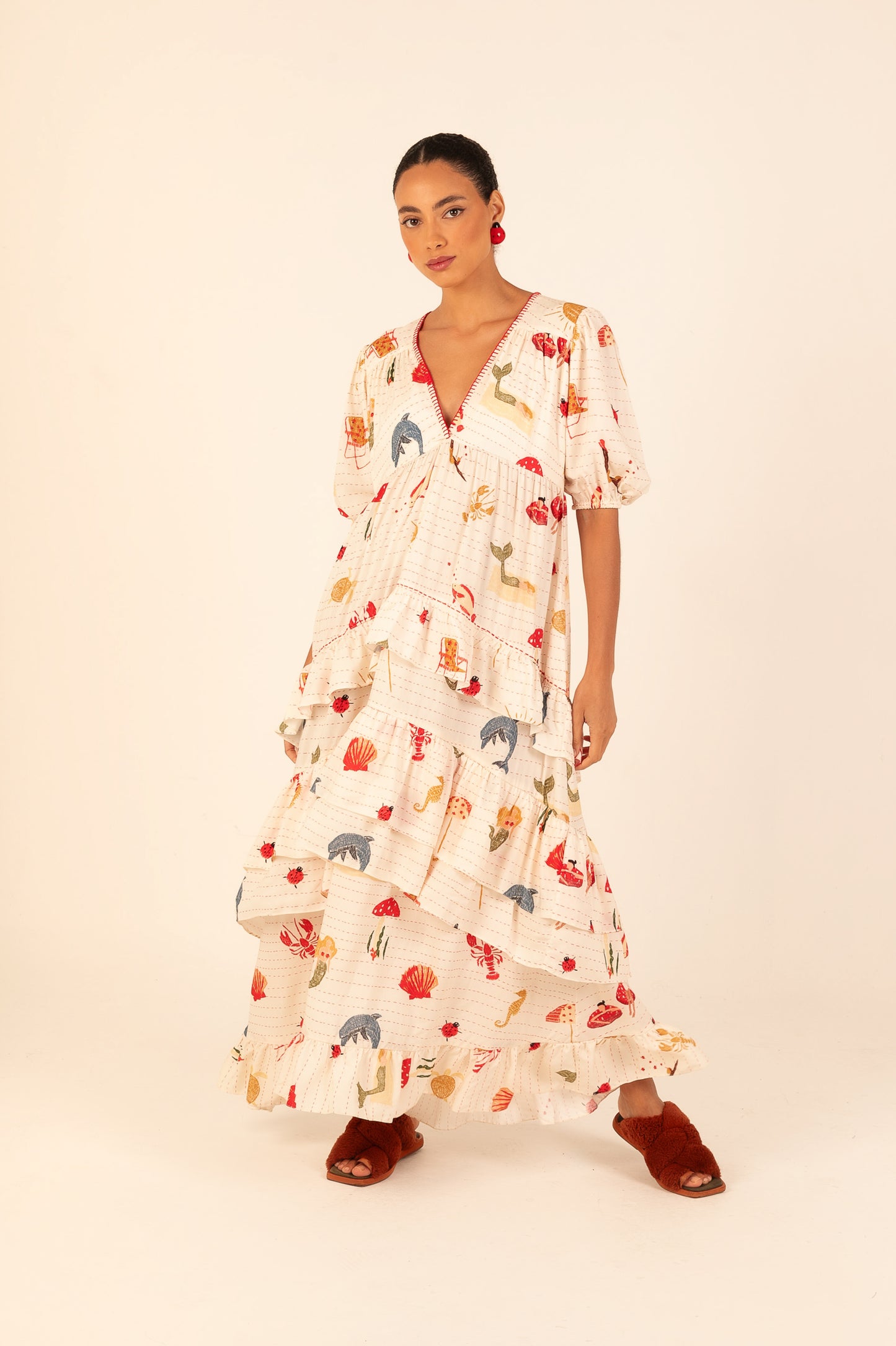 Vestido Afeto Sereias - off