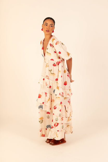 Vestido Afeto Sereias - off