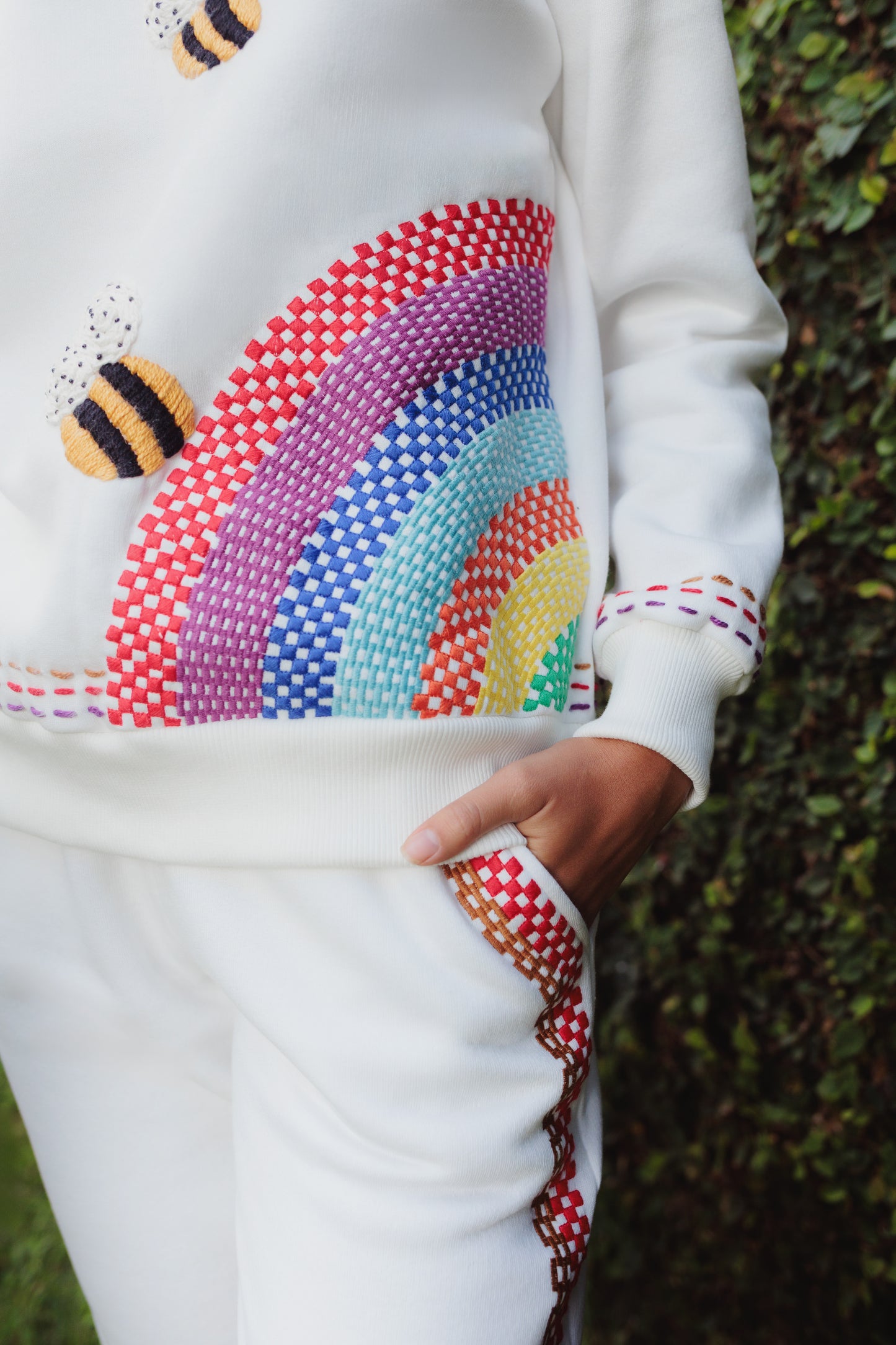 Conjunto Moletom Felicidade - off