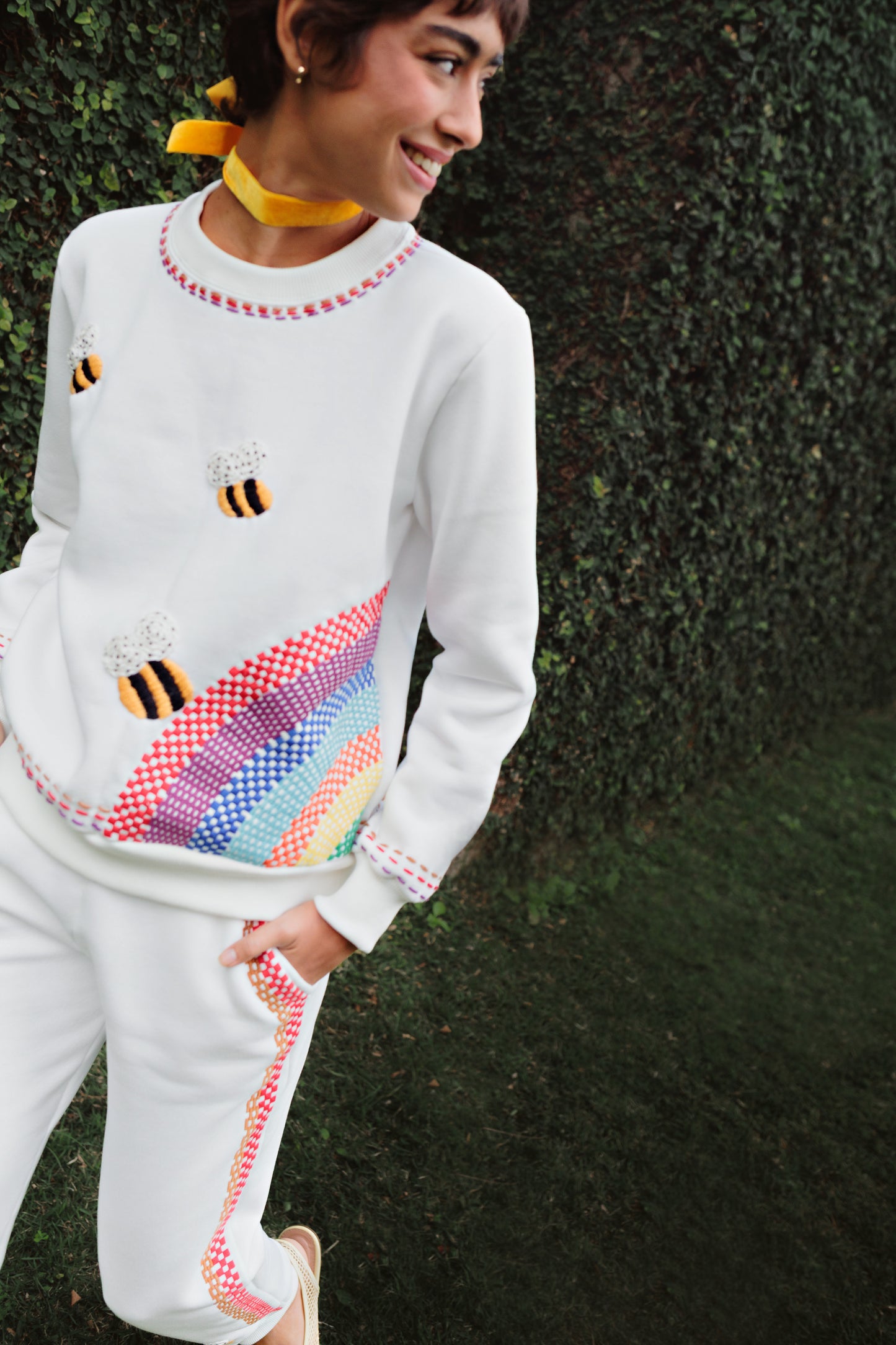 Conjunto Moletom Felicidade - off