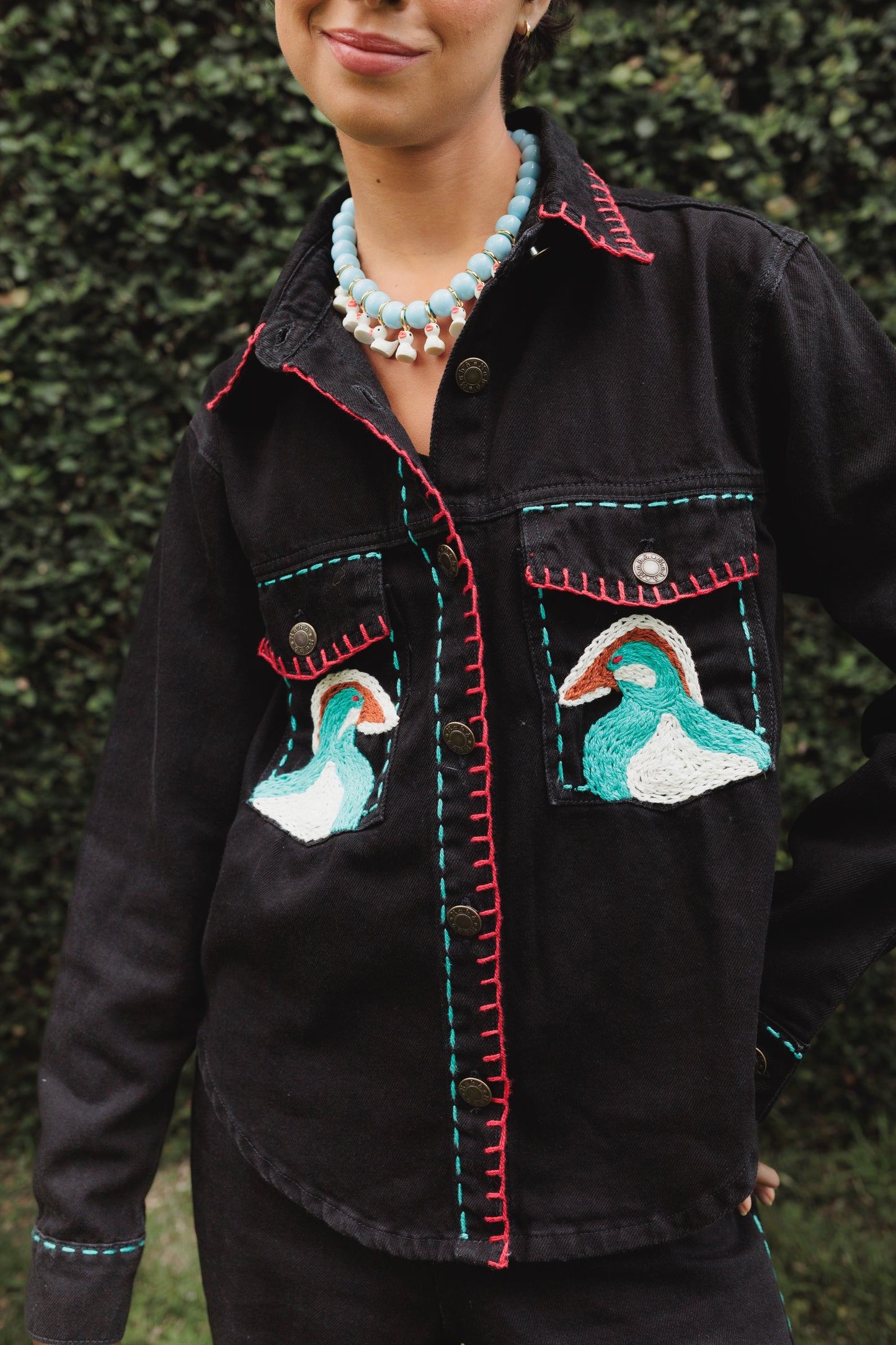 Camisa Gansos - preto