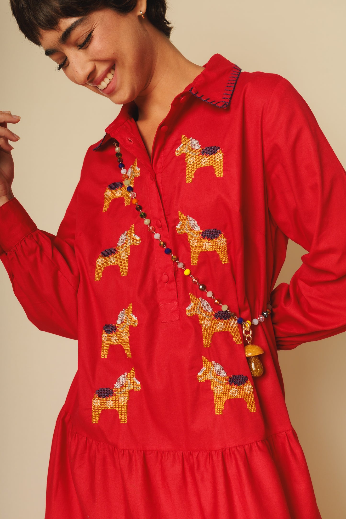 Vestido Sampa Haras - vermelho