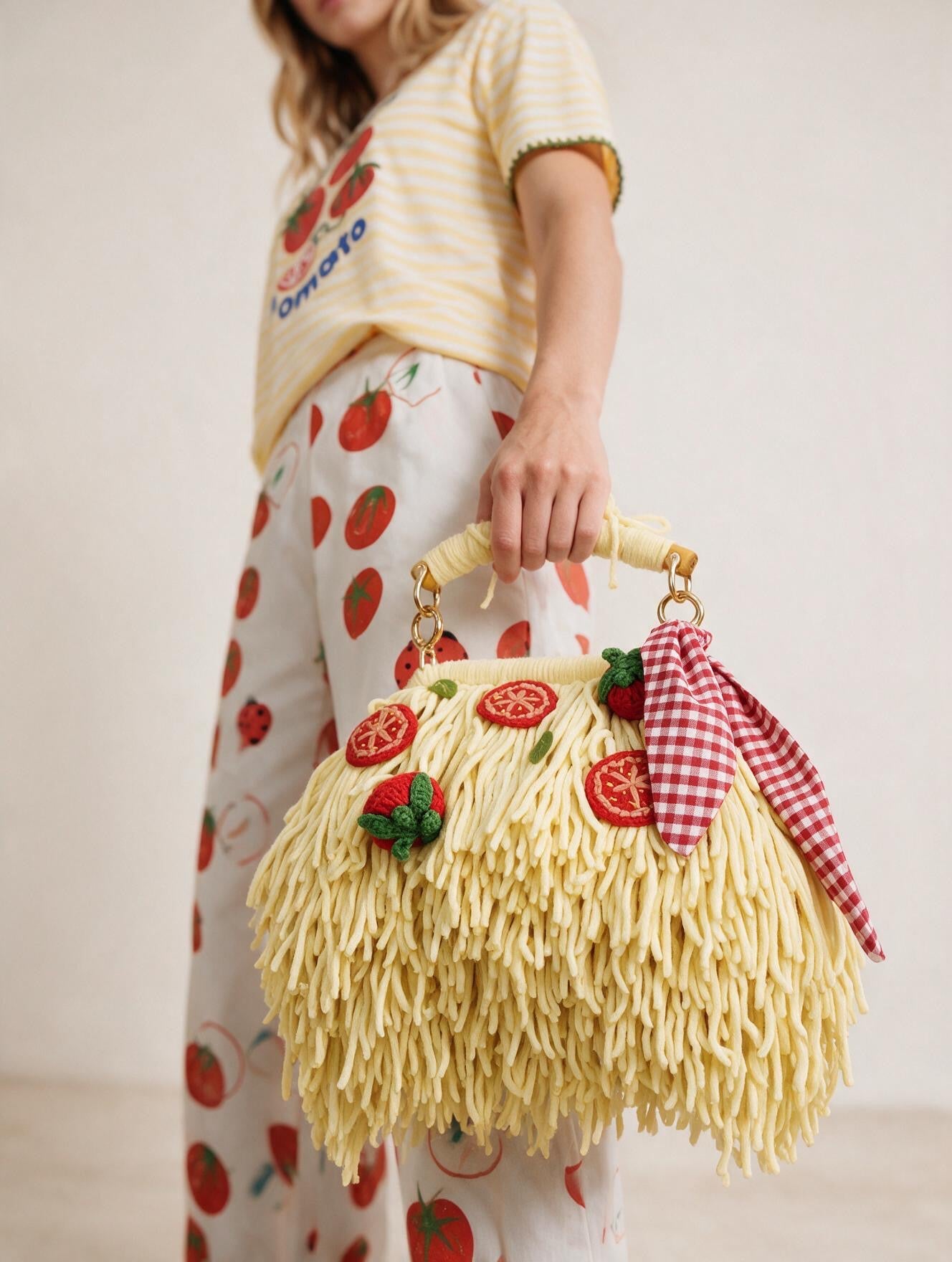 Bolsa Spaghetti - amarelo