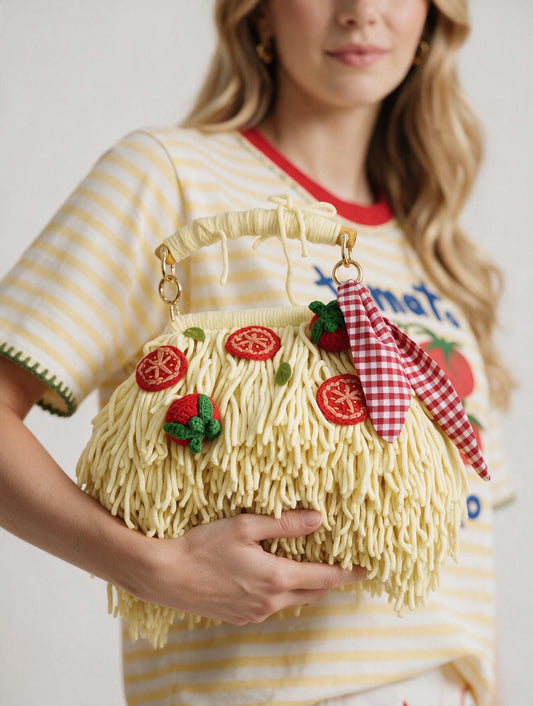 Bolsa Spaghetti - amarelo