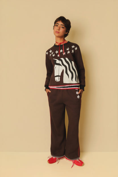 Conjunto Moletom Marajó - marrom