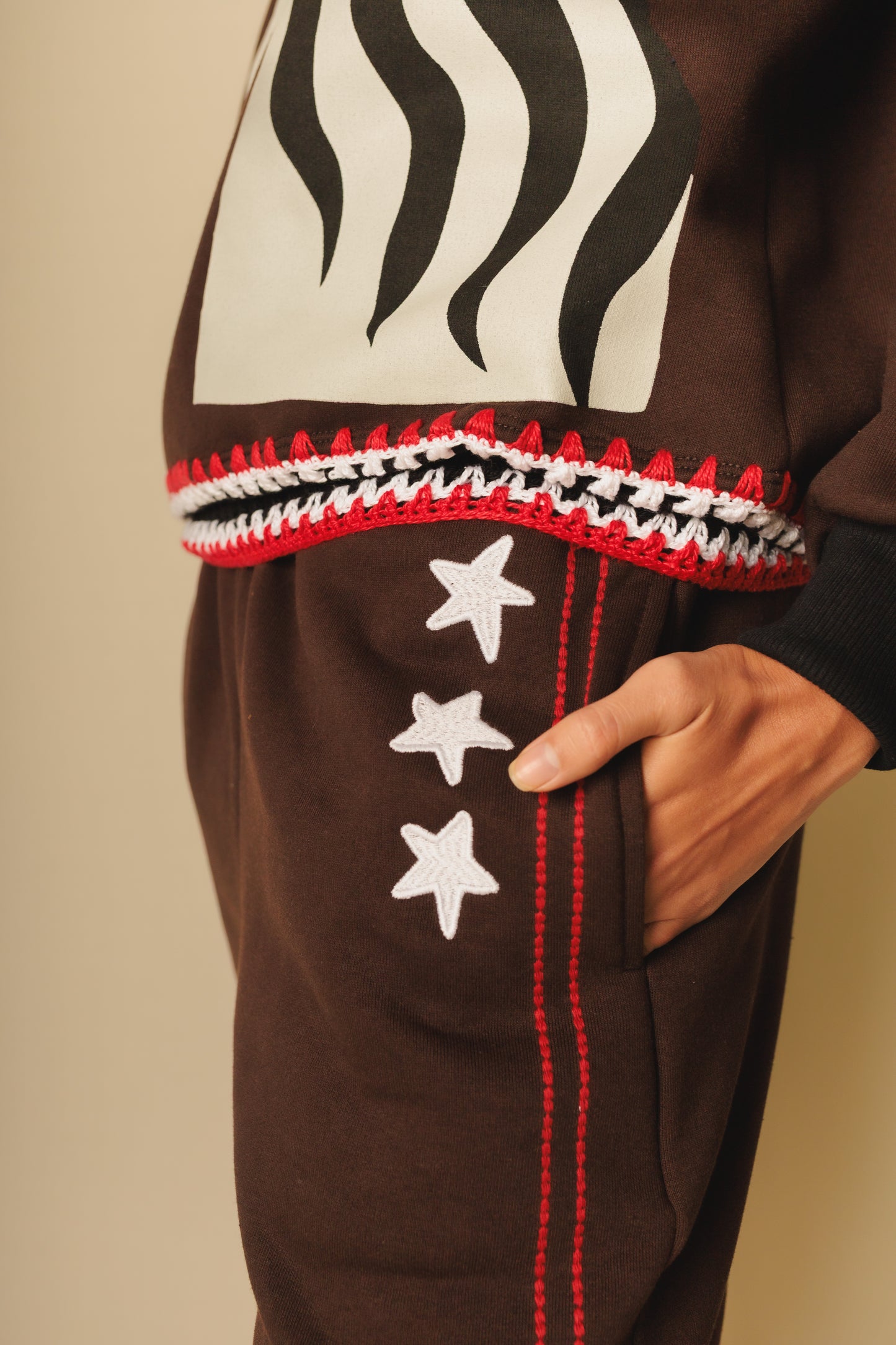 Conjunto Moletom Marajó - marrom