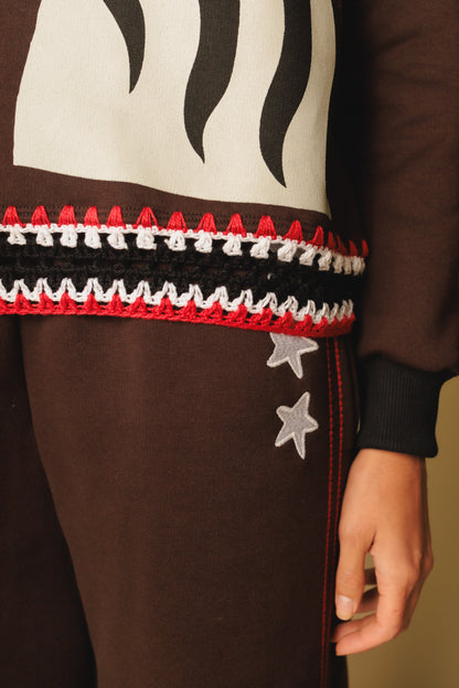 Conjunto Moletom Marajó - marrom