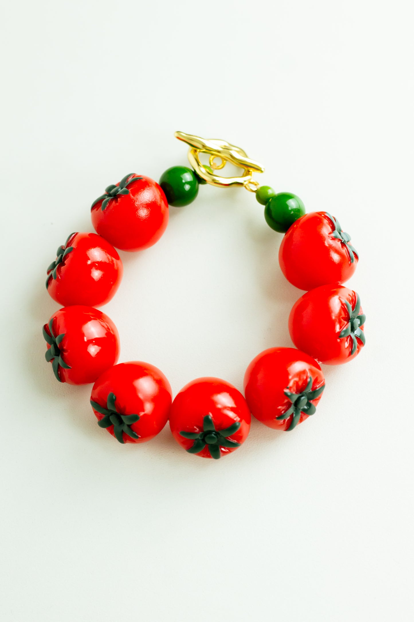 Pulseira Tomates - vermelho