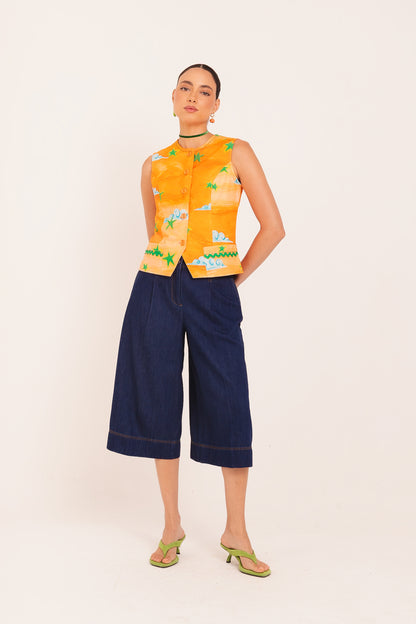 Colete Estela Circo - laranja