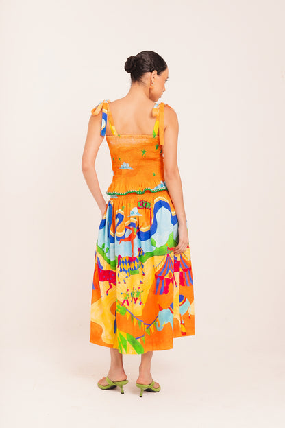 Top Pirueta - laranja