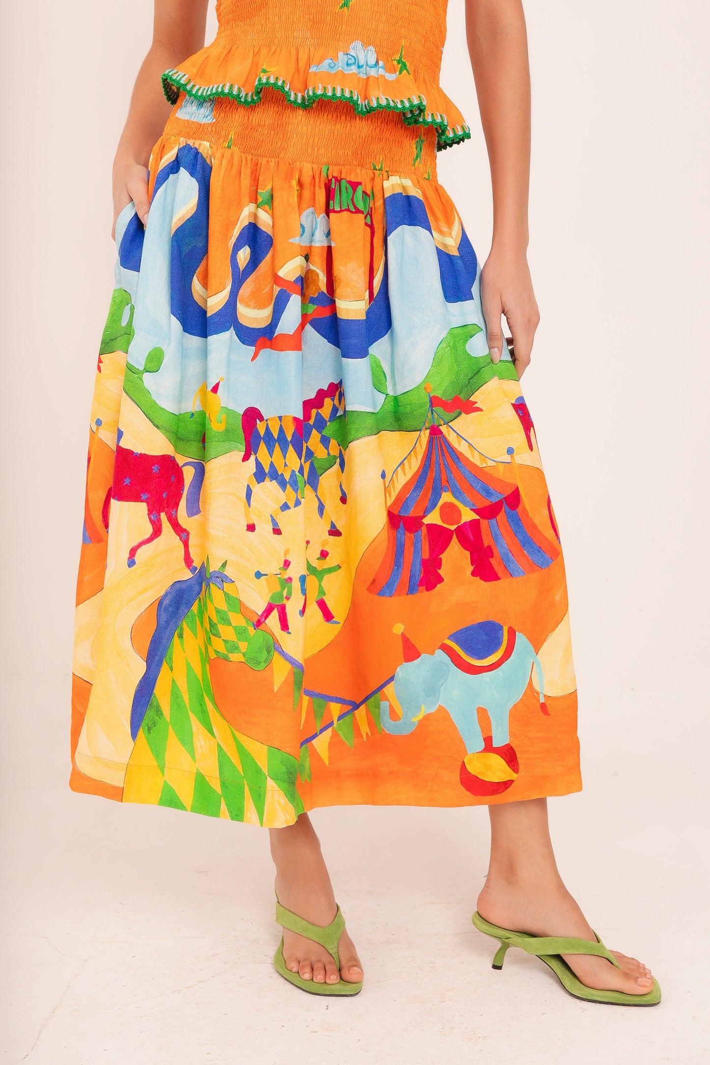 Saia Pirueta - laranja