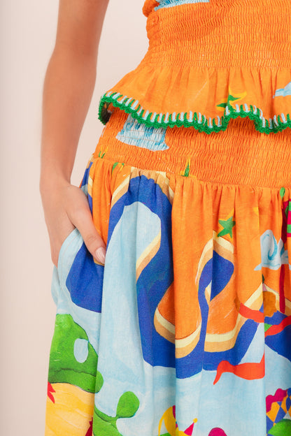 Top Pirueta - laranja