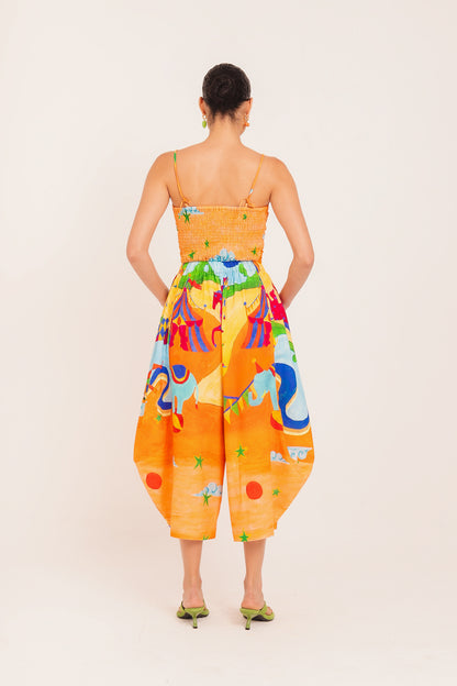 Calça Balão - laranja