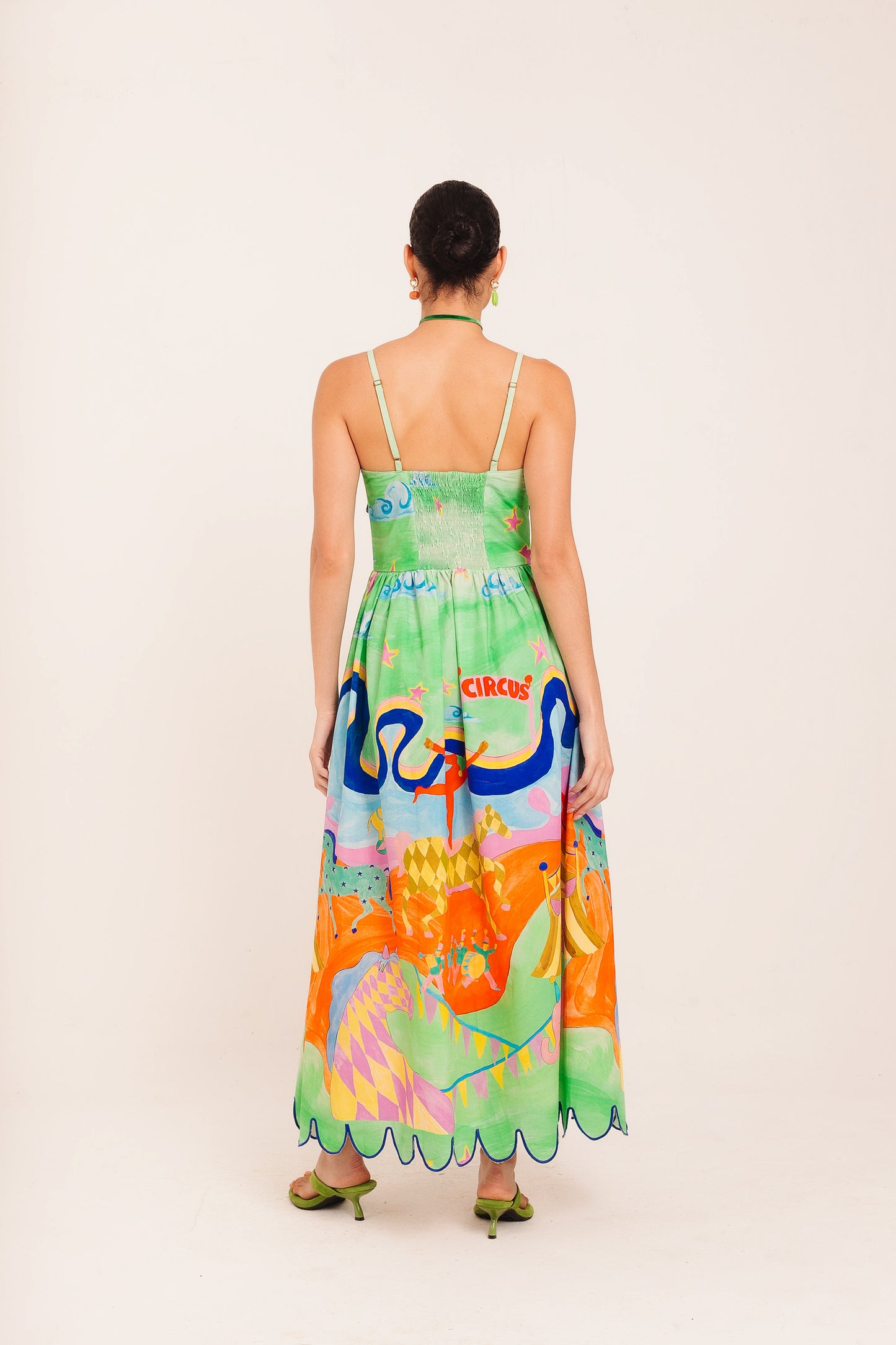 Vestido Espetáculo Circo - verde