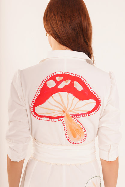 Chemisier Fábula Aplicações - off