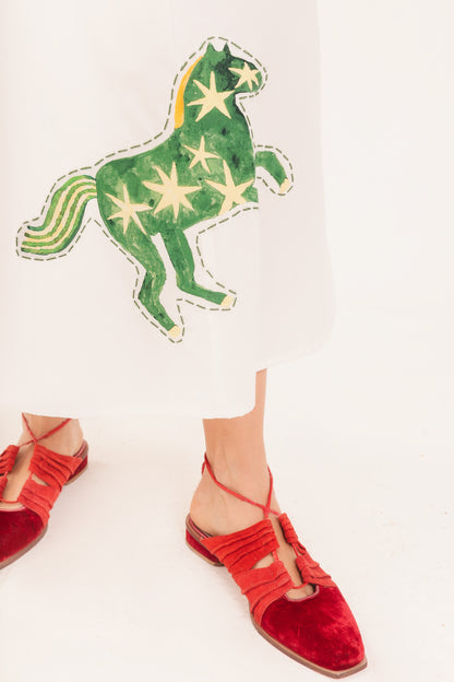 Chemisier Fábula Aplicações - off