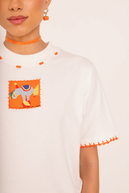 T-Shirt Elefante - off