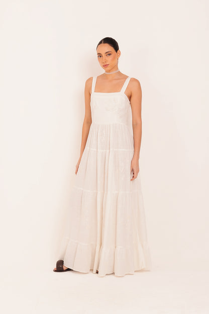 Vestido Amanda Lagosta Lurex - off