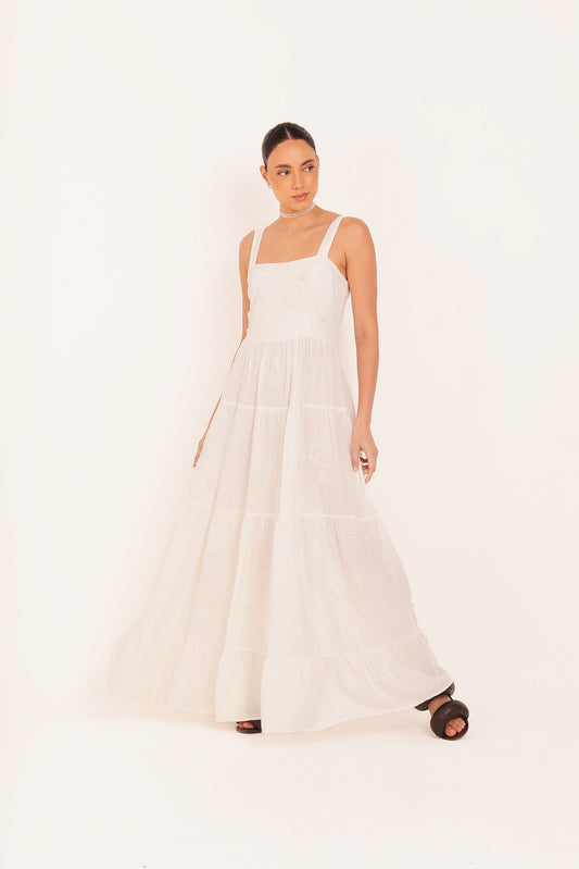 Vestido Amanda Lagosta Lurex - off