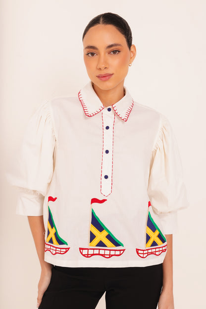 Camisa Navegantes - off